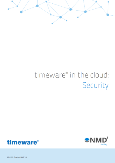 timeware® in the cloud: Security